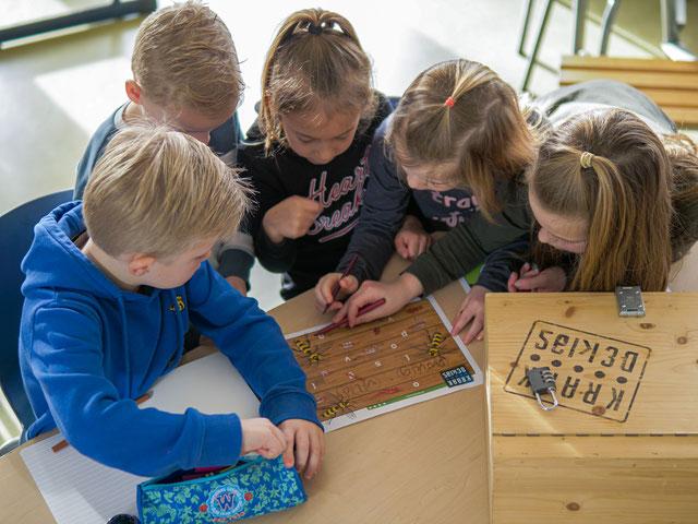 Escapespel kraak de klas, in de klas