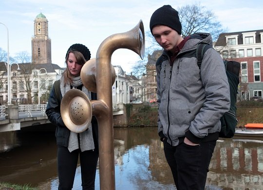 Audioscope - beelden langs de blauwe lijn