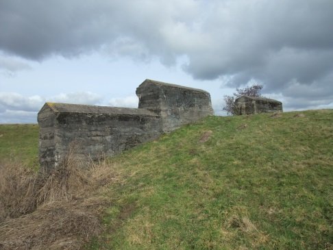 Panzersperre, anti-tankmuren