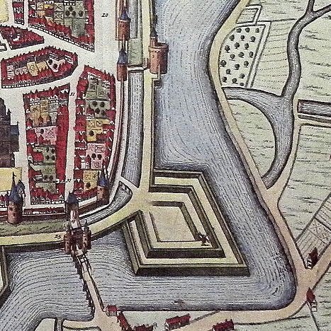 Tekening van het Eekmolenbolwerk