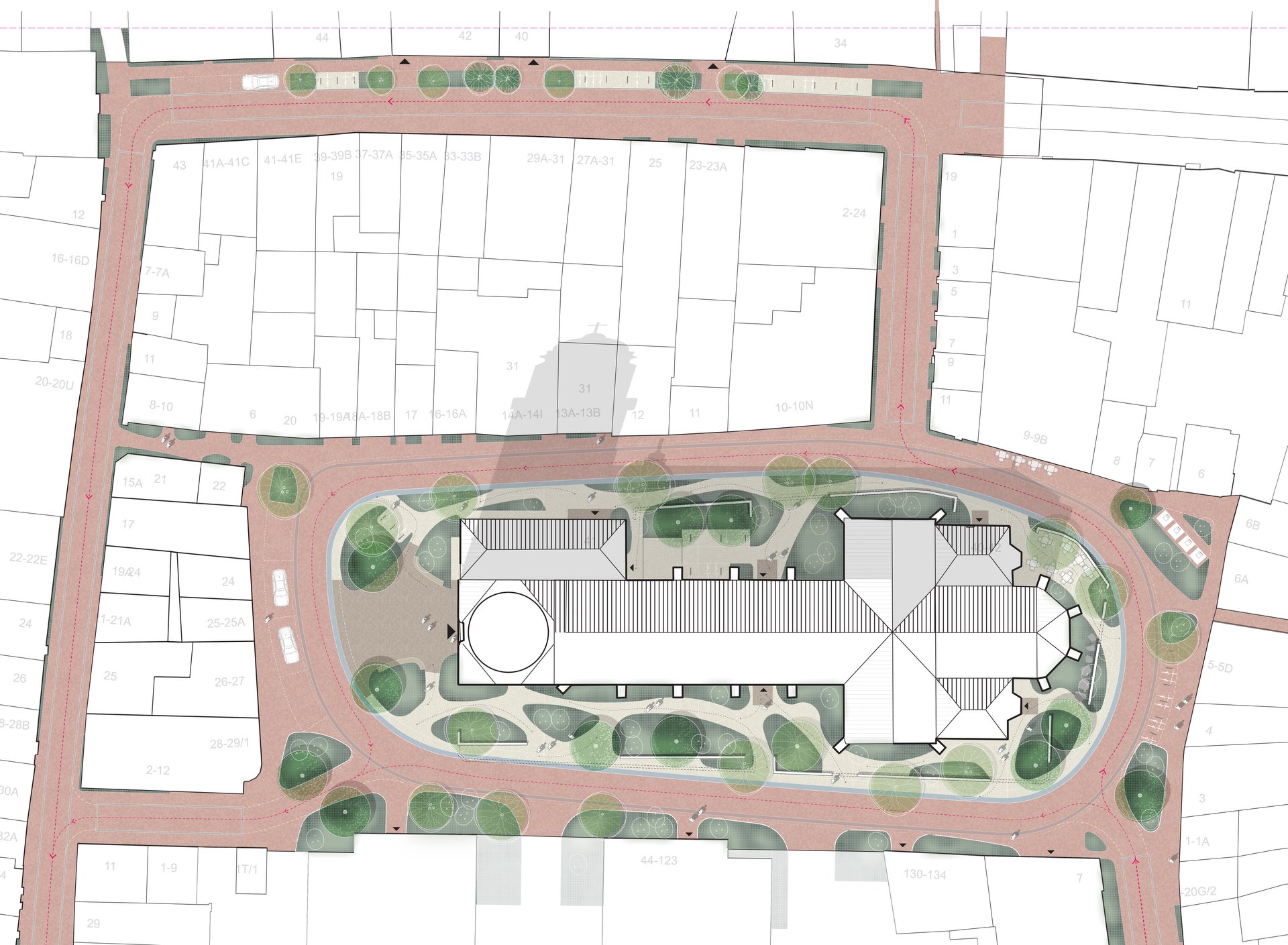 ontwerp ossenmarkt en voorstraat