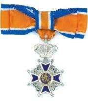 De onderscheiding Lidin de Orde van Oranje-Nassau (dames)