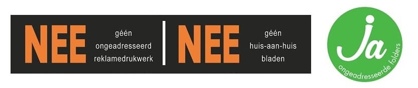 NEE/NEE en JA-stickers