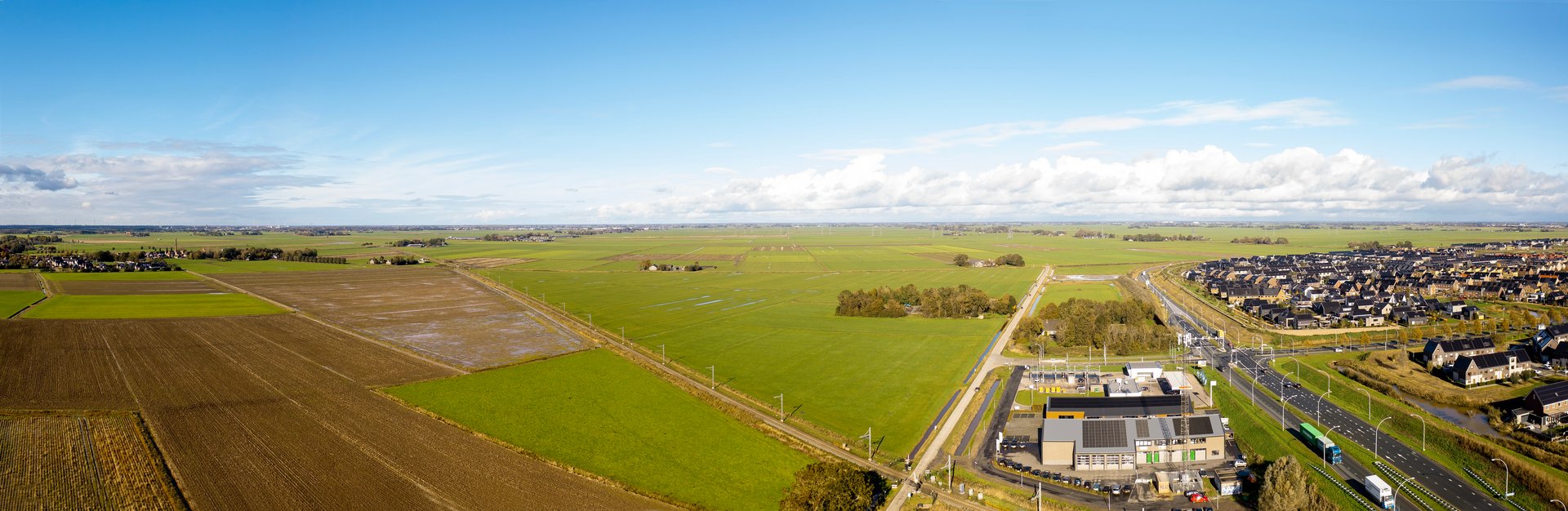 Dronefoto van de locatie Breecamp-West