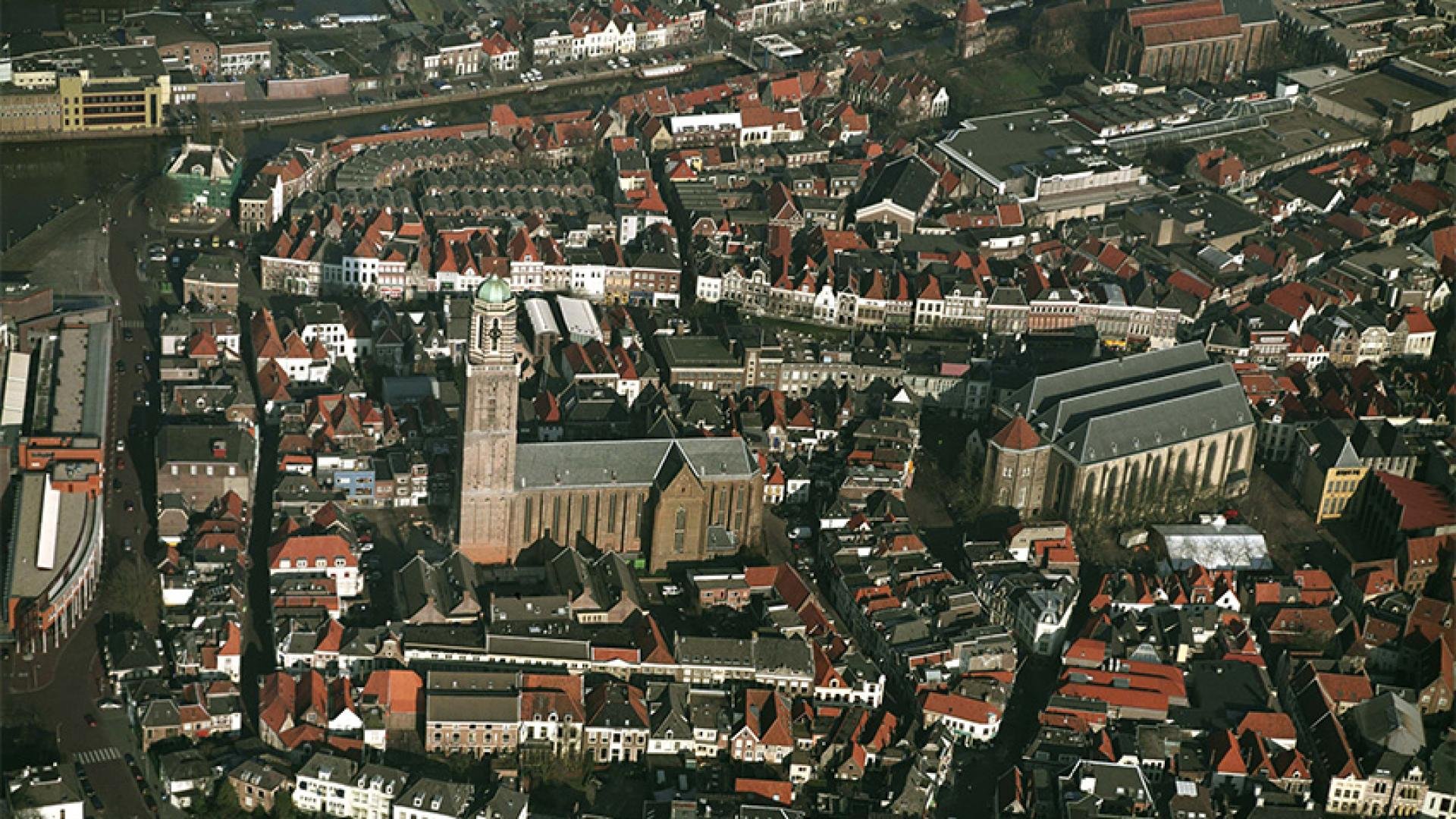 View of Zwolle city center