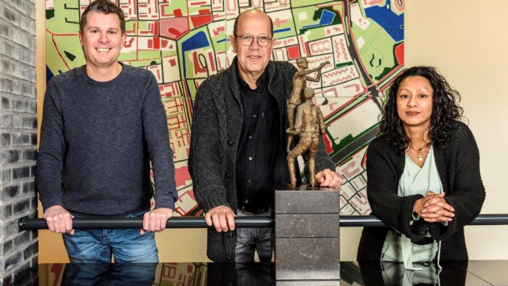Wijkteam Noord: Robert Jansen, Wim van Hattum, Vanessa Sahetapy