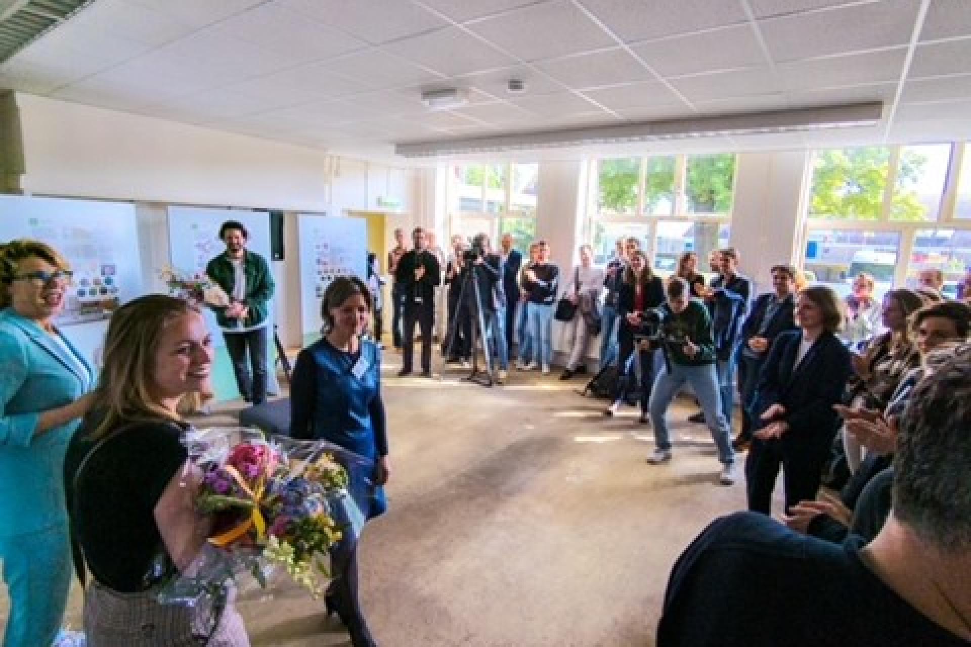 Tentoonstelling biobased bouwen voor de Nieuwe Veemarkt in Zwolle
